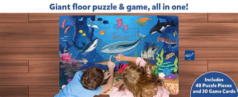 buy skillmatics floor puzzle game piece play underwater animals