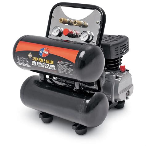 35 Hp 5 Gal Twin Tank Air Compressor 108083 Air Tools At