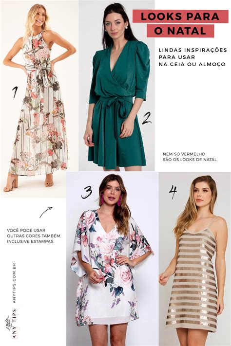 Looks De Natal Lindas Inspira Es Para Usar Na Ceia Ou Almo O Any Tips