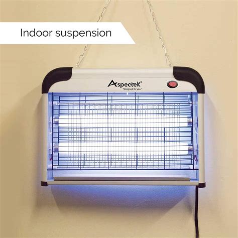 Aspectek 20w Electronic Indoor Bug Zapper With Free Replacement Bulbs Indoor Mosquito And Fly