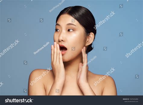 Naked Shoulders Woman Dark Hair Wide Stock Photo Shutterstock