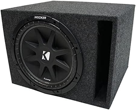 Amazon KICKER 43C124 N Bundle With Universal Car Stereo Vented