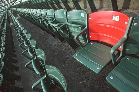 A Tribute To A Legend The Ted Williams Red Seat At Fenway Park