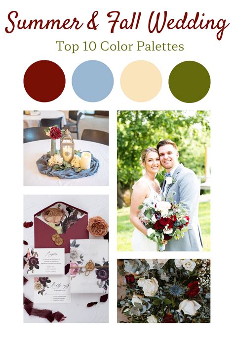 September wedding color schemes 60 photos - Vianawedding.com