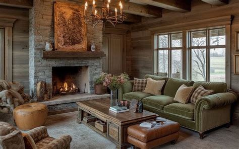 rustic home decor ideas  create  space chosen furniture