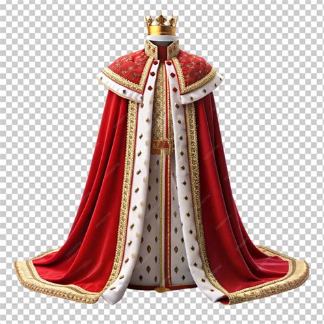 premium psd royal robes  transparent background