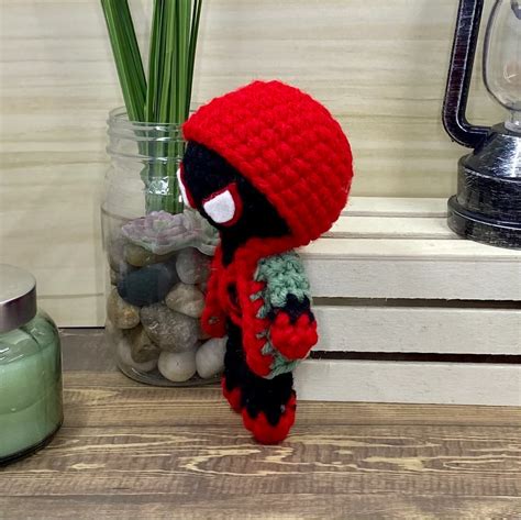 Crochet Pattern Spider Man Miles Morales Inspired The Etsy Crochet