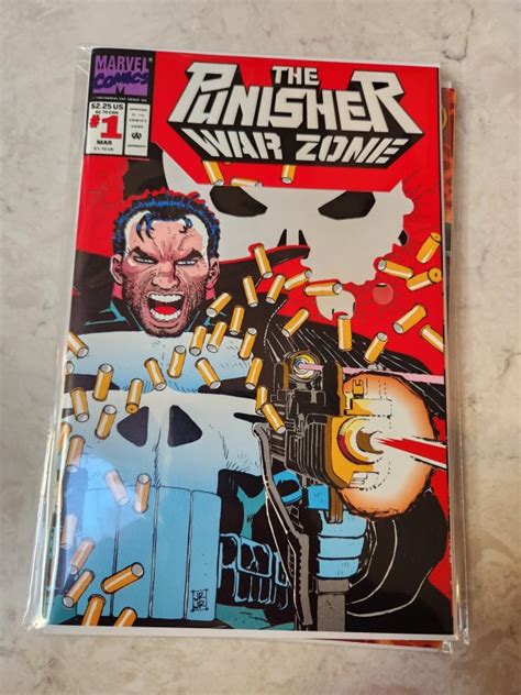 The Punisher War Zone 1 1992 Comic Books Modern Age Marvel