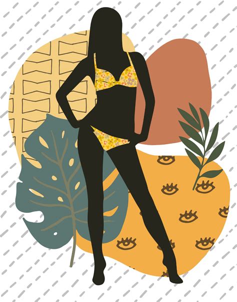 Woman In Bikini Beach Poster Free Stock Photo Public Domain Pictures