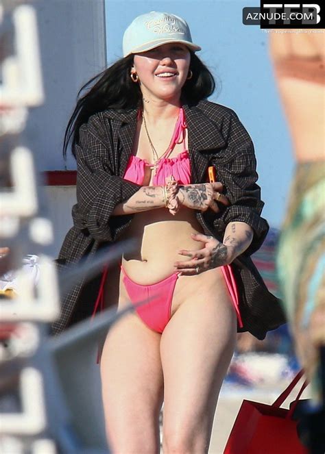 Noah Cyrus Sexy Seen Flaunting Her Hot Tits And Ass In A Bikini At The Beach In Miami Aznude