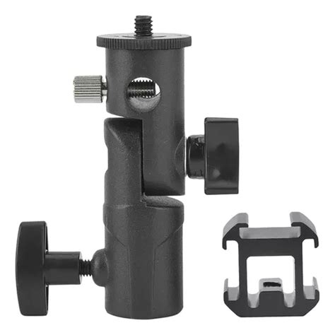 Suporte De Flash Triple Hot Shoe Mount Swivel Tri Adapter Frete Gr Tis