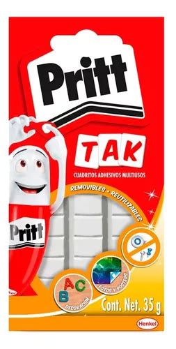 15 Pack Pritt Tak Cuadritos Adhesivos Pegamento 35 Gr Cu Envío gratis