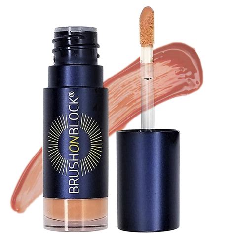 Brush On Block Protective Lip Oil SPF 32 Sunscreen Nude Tint Buy Now With Express