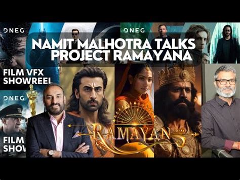 Dneg Vfx Studio Ceo Namit Malhotra Producing Ramayana Ranbir Kapoor