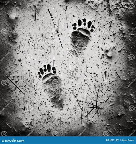 Unseen Connections: Footprints & Traces Stock Image - Image of unseen