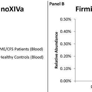 Relative abundance of (A) Firmicutes/Clostridia/ . . . /LachnoXIVa and ...