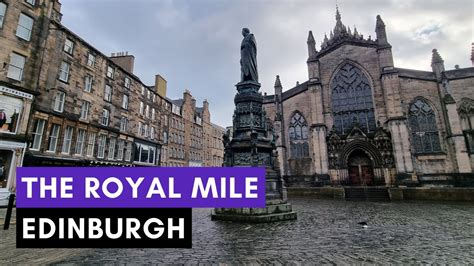 Edinburgh City Centre The Royal Mile Old Town Scotland Walking