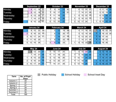 Term Dates - Millbay Academy