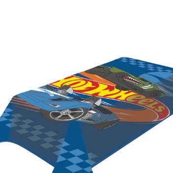 Cobertor Raschel Plus Juvenil Mattel Hot Wheels Race Team 150cm X 200cm Jolitex Cobertor