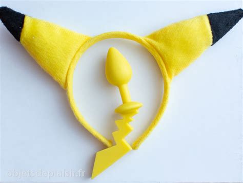 Piky Geeky Sex Toys A Pikachu Butt Plug Objets De Plaisir