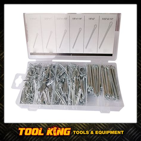 555pc Cotter Pin Split Pin Assortment Pack Robsons Tool King Store