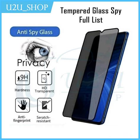 Jual Tempered Glass Spy Full List Infinix Hot I Hot G Hot G Smart Hd Plus