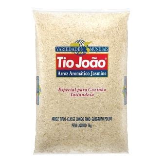 Arroz Tio João Variedades Mundiais Jasmine 1kg Shopee Brasil