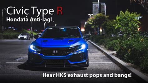 Antilag For The Civic Type R Via Hondata Flashpro YouTube