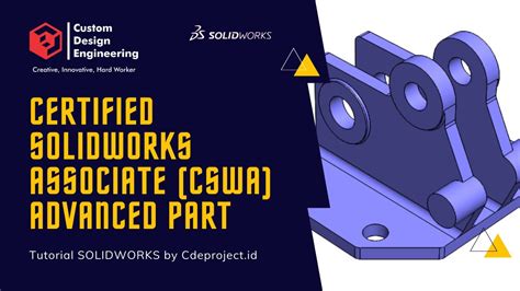 Cswa Solidworks Exam Advanced Part Modeling Youtube