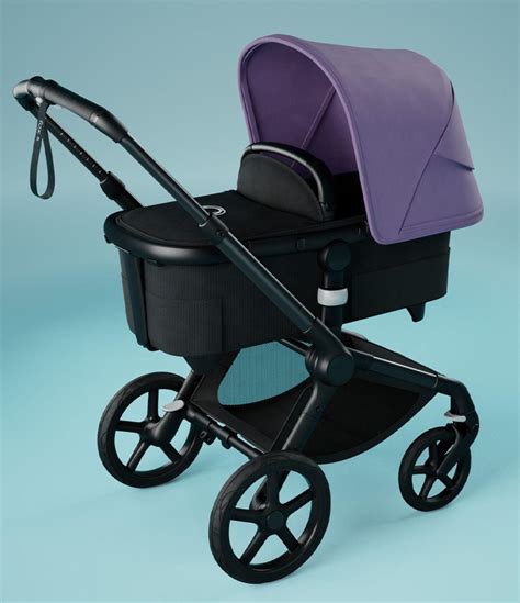 Bugaboo Fox 5 Graphite/Midnight Black Base with Sunrise Red Canopy ...