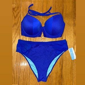 Swim Royal Blue Bikini Set Poshmark
