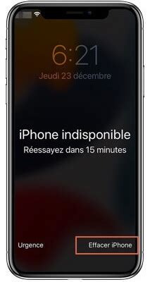 iPhone indisponible que faire 5 solutions pour le débloquer