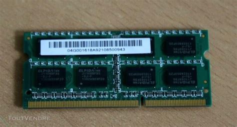Asint 2go ram pc portable sodimm ssz3128m8-edjef ddr3 pc3-10 à Vitry ...