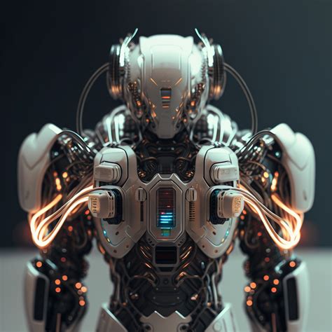 Белые роботы в современном стиле | Пикабу