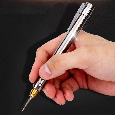 32000rpm 60W Cordless Electric Stainless Steel Engraving Pen DIY Nail ...