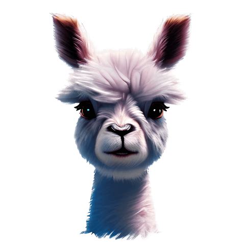 Cute Adorable Baby Llama · Creative Fabrica