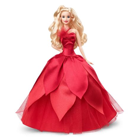 BARBIE Poupée Barbie blonde Joyeux Noel pas cher Auchan fr