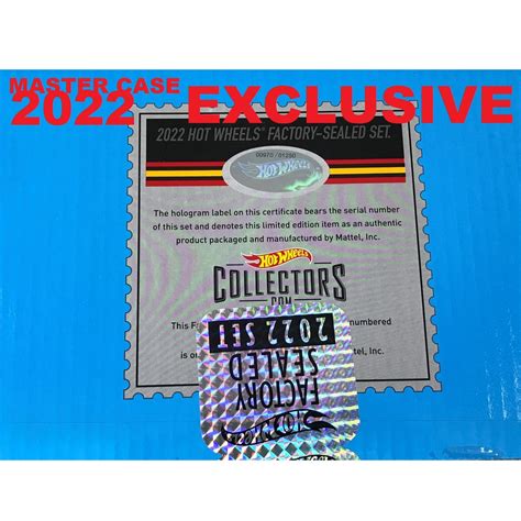 Exclusive Set Mainline Hot Wheels Mainline Master Case Factory Sealed Cars