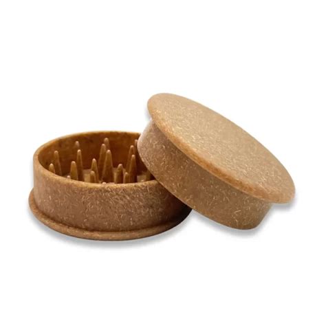 Eco Friendly Biodegradable Herb Grinder 60mm 2 Parts Budpiper