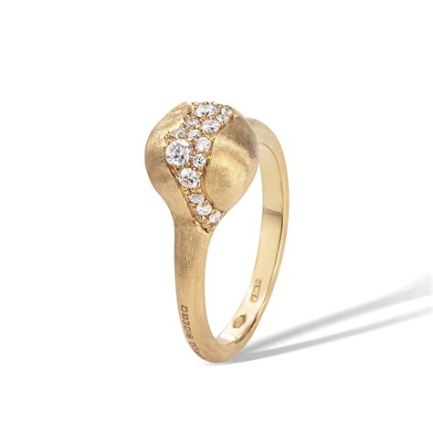 Marco Bicego Ring Gold Mit Diamanten Pave Africa AB591 B Y UHREN LOUNGE