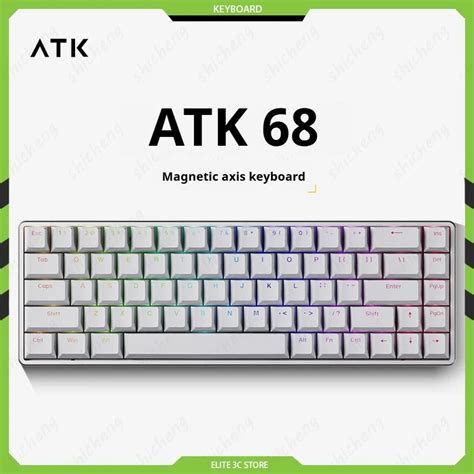 Vxe Atk Atk Interruptor Magn Tico Mec Nico Wired Gaming Keyboard E Sports Hot Swap Pbt