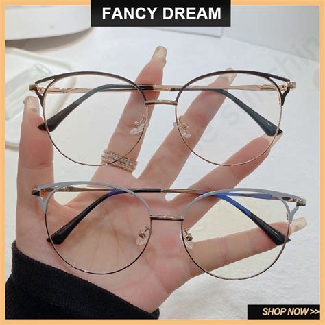 Anti Radiation Cat Eye Glasses For Women Men Aesthetic Glasses