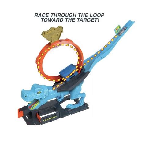 Pista Cu Masinuta Hot Wheels City T Rex Chomp Down Hippoland Ro