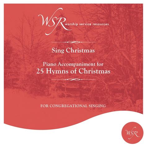 25 Hymns Of Christmas Piano Accompaniment Cd The Kjv Store