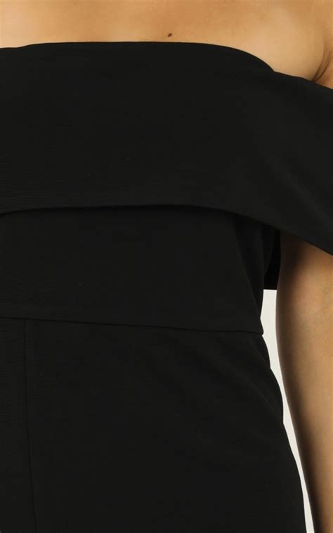 Glamour Girl Maxi Dress In Black Showpo