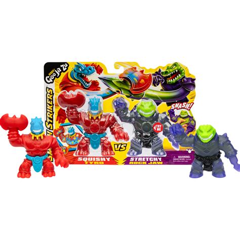 Heroes Of Goo Jit Zu – S12 Smash Strikers Versus Pack Tyro Vs. Rock Jaw