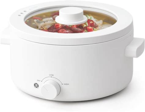 Amazon YOOLYQI 2 Electric Hot Pot 1 5 L Ramen Cooker Dual Power Mini Portable Multi