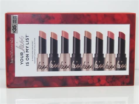 Bare Minerals Your Kiss Is On My List Mini Gen Nude Radiant Lipstick Collection Review