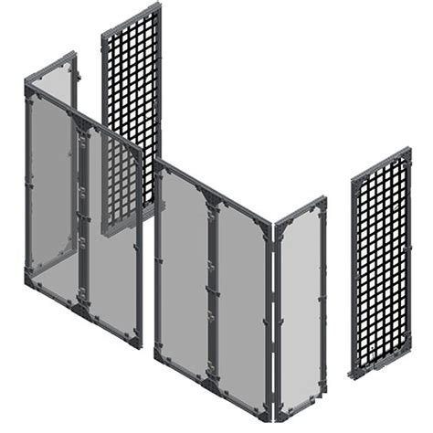 Mesh And Polycarbonate Machine Guard Enclosure Qd Rev B