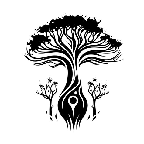 African Tree Of Life Tattoo
